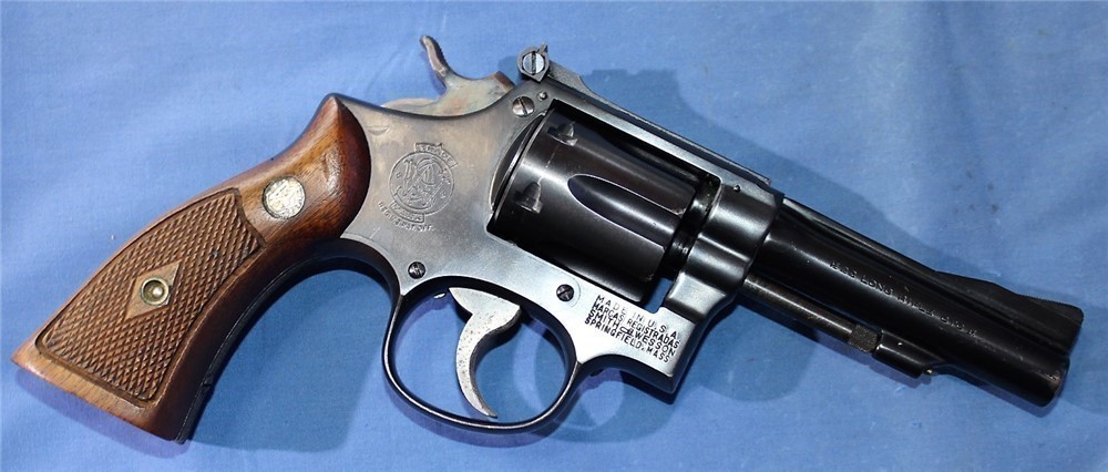 Smith & Wesson Pre Model 17  Pinned Barrel Revolver .22 Long Rifle G138-img-0