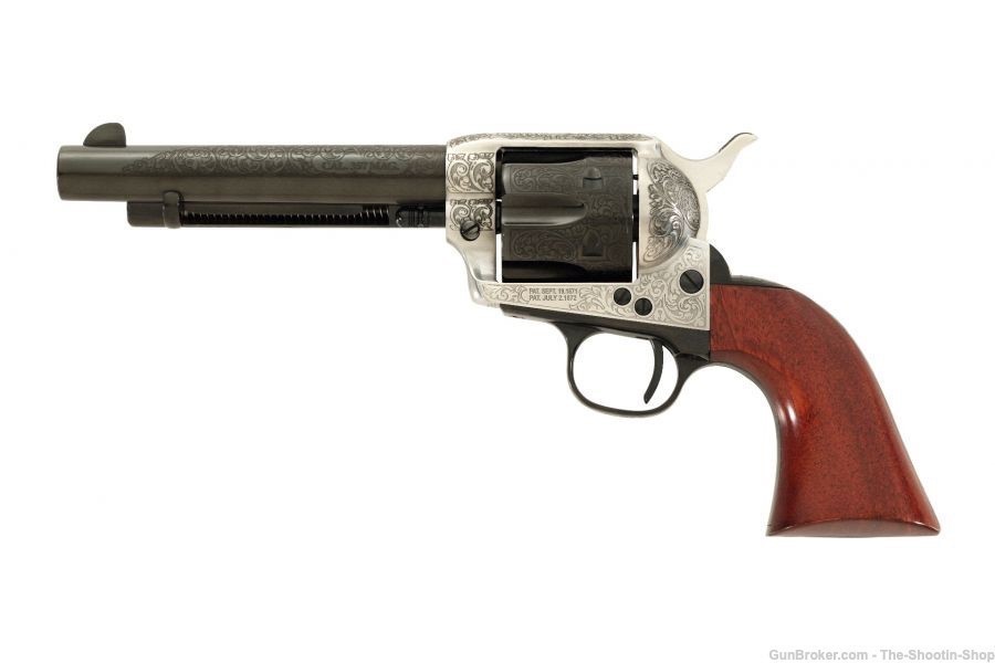 Taylors & Company 1873 Cattleman ENGRAVED Revolver 45 COLT Single Action LC-img-1