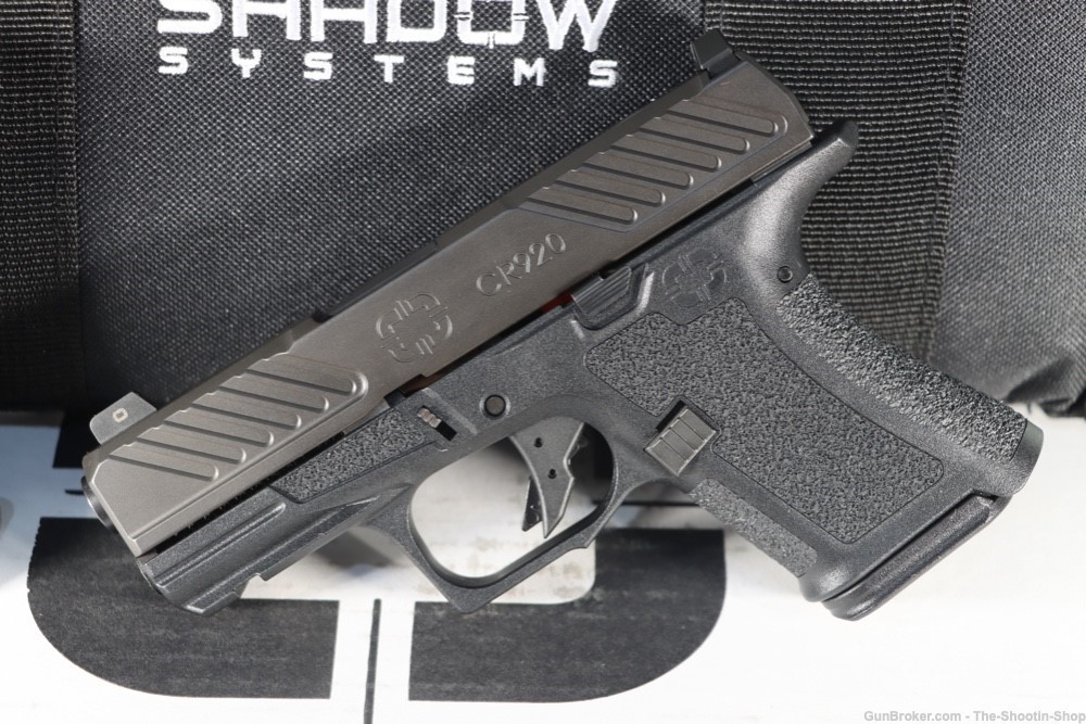 Shadow Systems Model CR920 COMBAT Pistol COMPACT 9MM 13RD NEW 3.4" Fluted 9-img-1