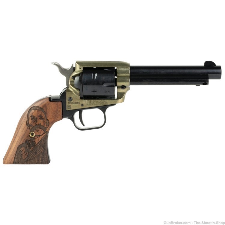 Heritage Rough Rider Wild West Bass Reeves Revolver TALO Edition 22LR 4.75"-img-1