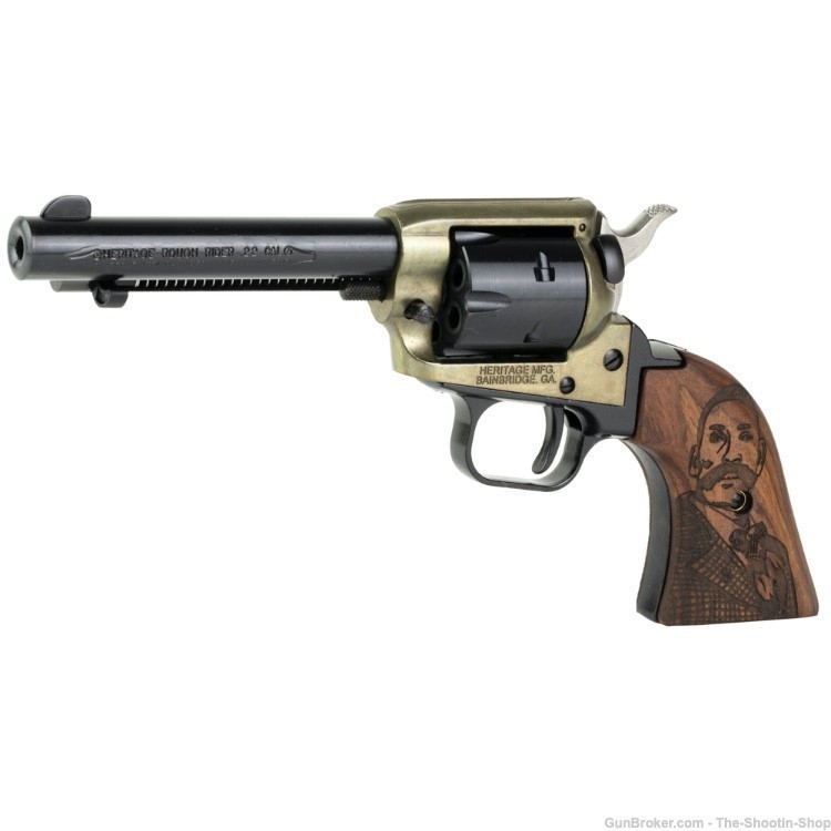 Heritage Rough Rider Wild West Bass Reeves Revolver TALO Edition 22LR 4.75"-img-0
