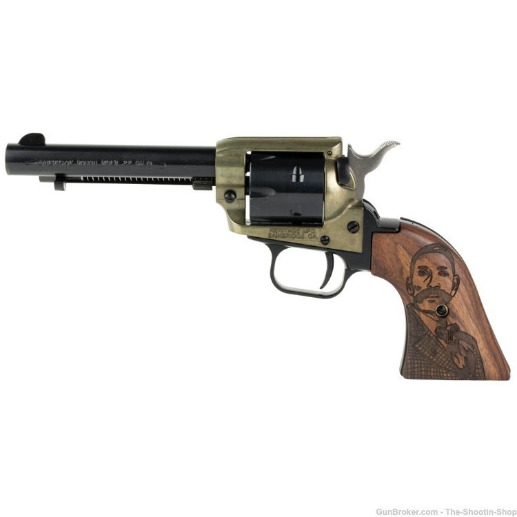 Heritage Rough Rider Wild West Bass Reeves Revolver TALO Edition 22LR 4.75"-img-2