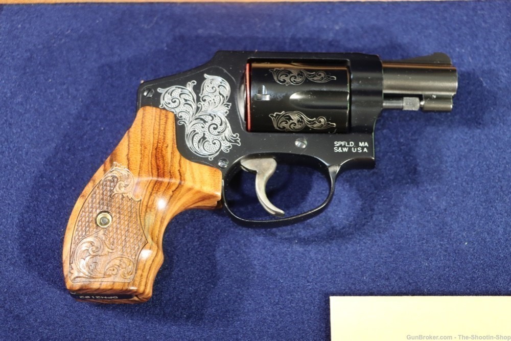 Smith & Wesson DELUXE ENGRAVED S&W Model 442 Revolver 38SPL 150785 38 SPL-img-8