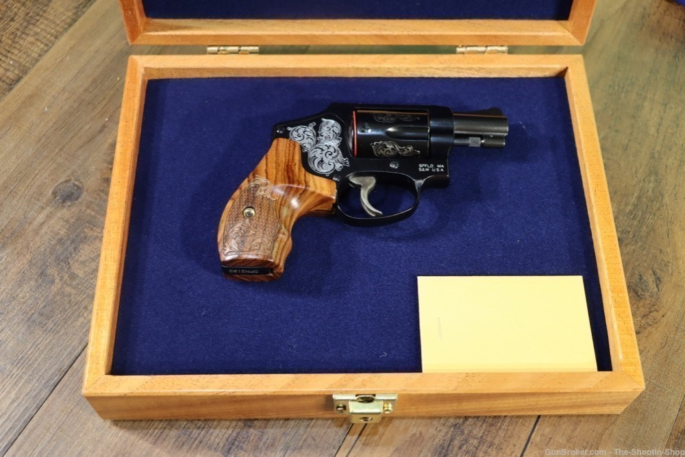 Smith & Wesson DELUXE ENGRAVED S&W Model 442 Revolver 38SPL 150785 38 SPL-img-19