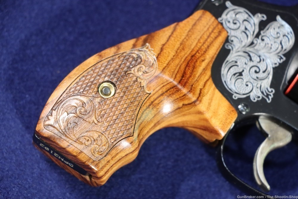 Smith & Wesson DELUXE ENGRAVED S&W Model 442 Revolver 38SPL 150785 38 SPL-img-13