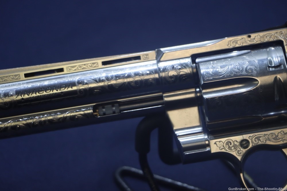Colt Model ANACONDA Revolver STAINLESS SCROLL ENGRAVED 6" 44 MAGNUM 44MAG-img-2