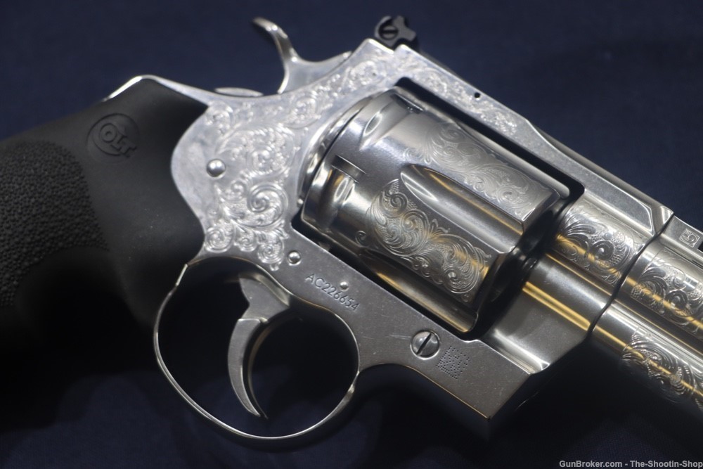 Colt Model ANACONDA Revolver STAINLESS SCROLL ENGRAVED 6" 44 MAGNUM 44MAG-img-42