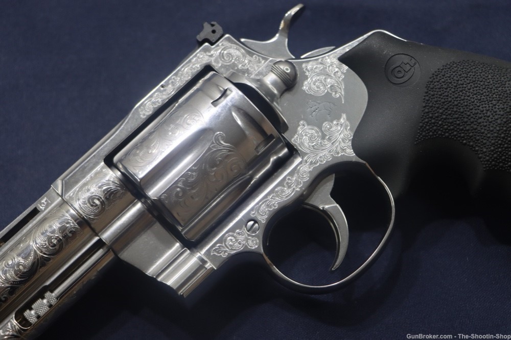 Colt Model ANACONDA Revolver STAINLESS SCROLL ENGRAVED 6" 44 MAGNUM 44MAG-img-38