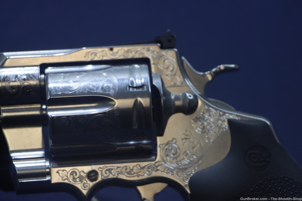 Colt Model ANACONDA Revolver STAINLESS SCROLL ENGRAVED 6" 44 MAGNUM 44MAG-img-10