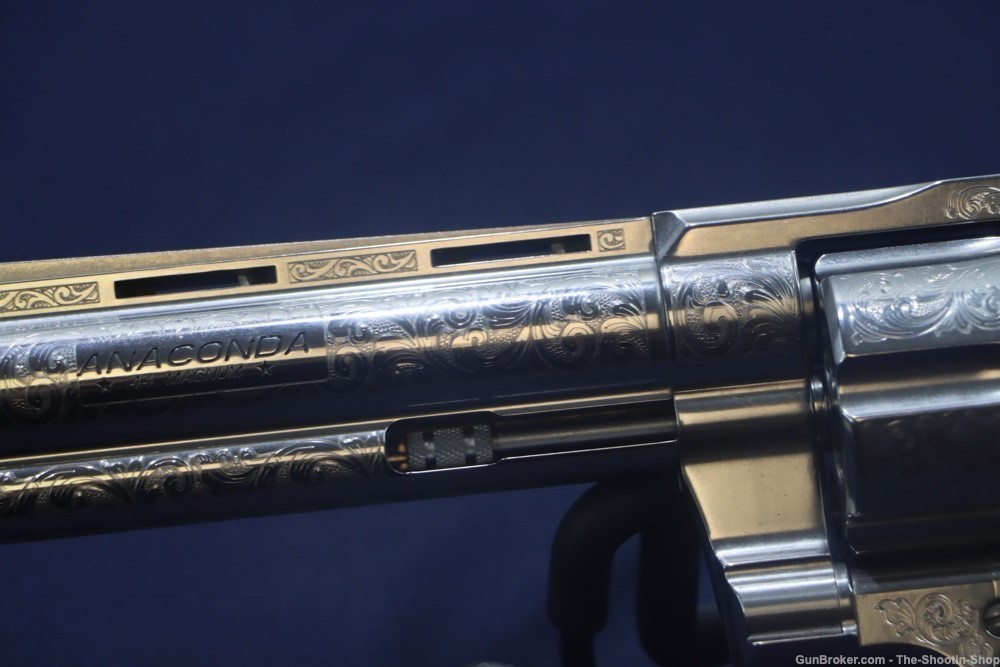 Colt Model ANACONDA Revolver STAINLESS SCROLL ENGRAVED 6" 44 MAGNUM 44MAG-img-8