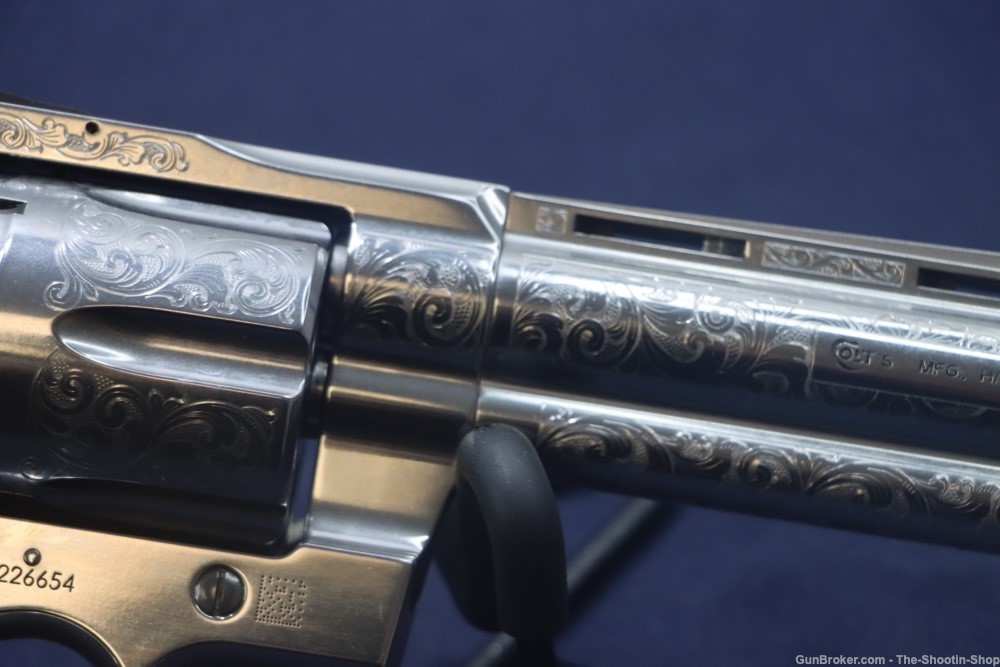 Colt Model ANACONDA Revolver STAINLESS SCROLL ENGRAVED 6" 44 MAGNUM 44MAG-img-17