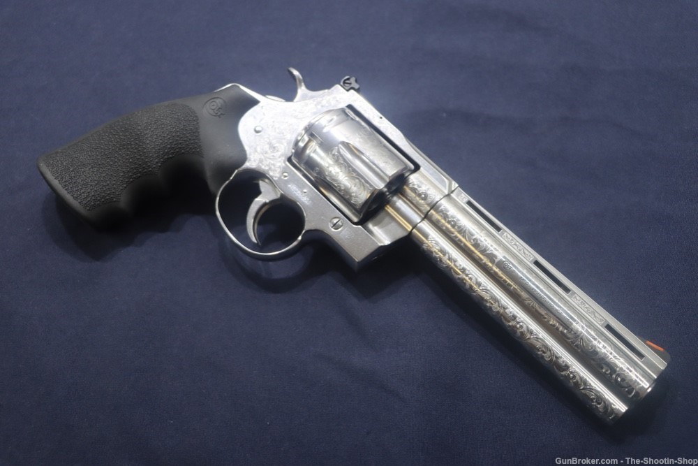 Colt Model ANACONDA Revolver STAINLESS SCROLL ENGRAVED 6" 44 MAGNUM 44MAG-img-44