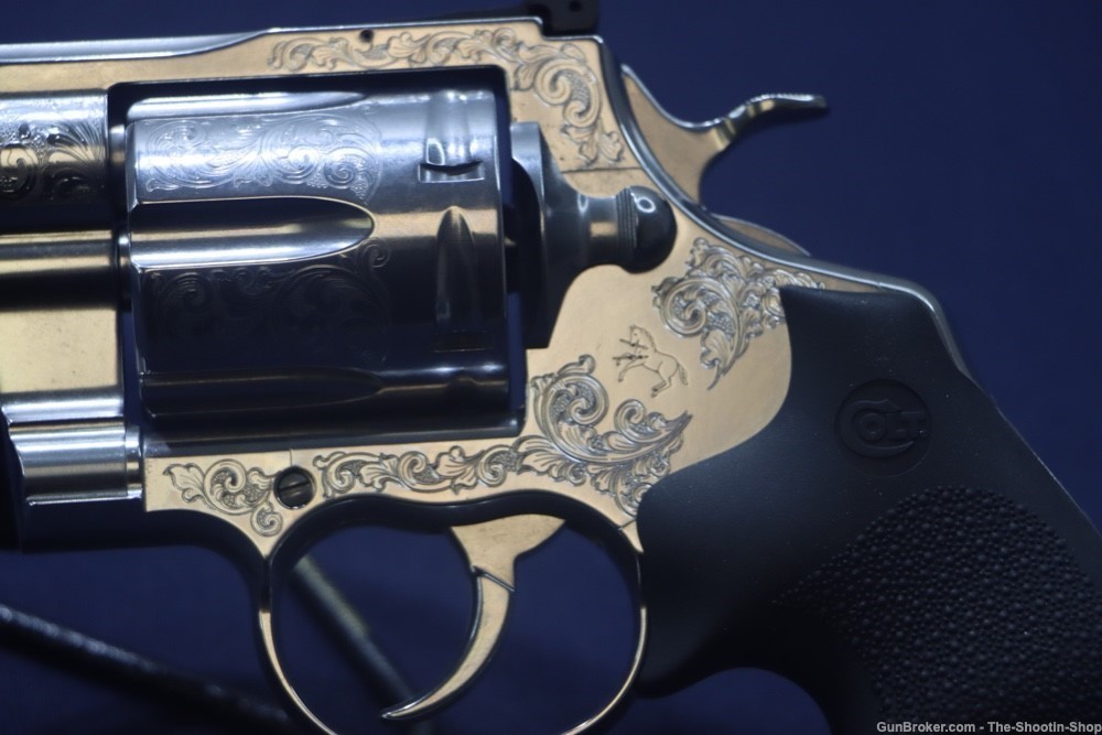 Colt Model ANACONDA Revolver STAINLESS SCROLL ENGRAVED 6" 44 MAGNUM 44MAG-img-11