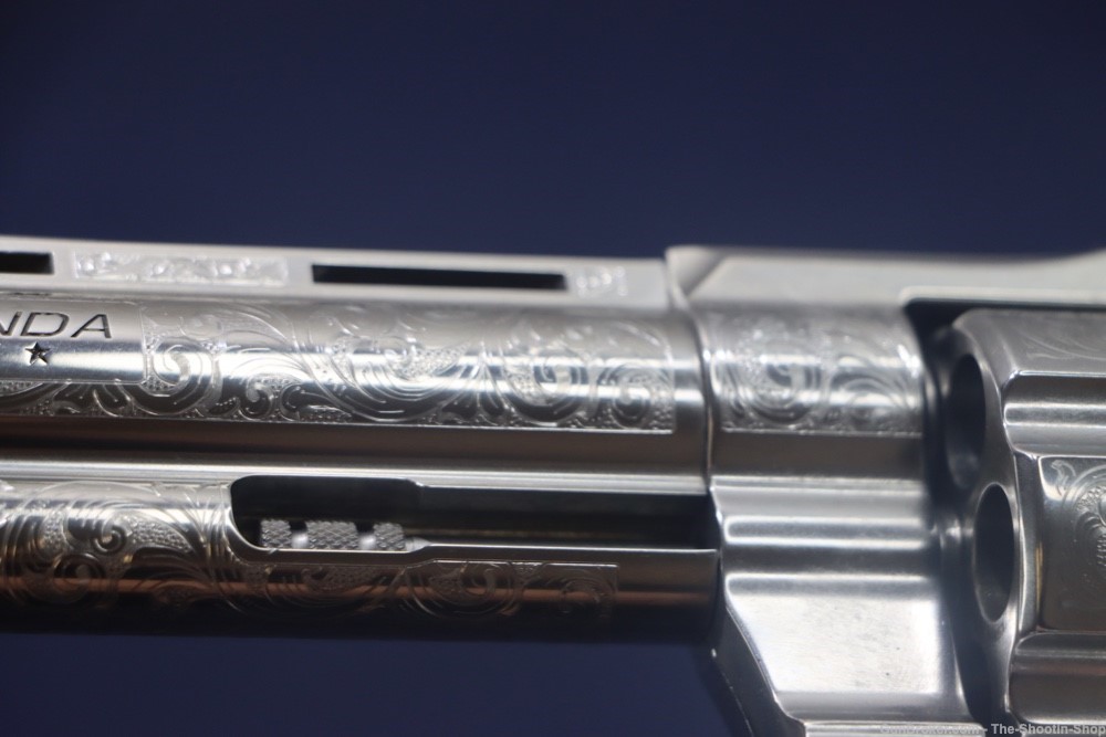 Colt Model ANACONDA Revolver STAINLESS SCROLL ENGRAVED 6" 44 MAGNUM 44MAG-img-32