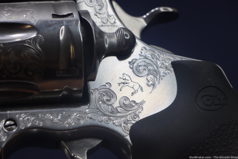 Colt Model ANACONDA Revolver STAINLESS SCROLL ENGRAVED 6" 44 MAGNUM 44MAG-img-35
