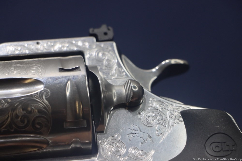 Colt Model ANACONDA Revolver STAINLESS SCROLL ENGRAVED 6" 44 MAGNUM 44MAG-img-34