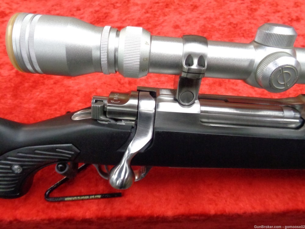 Ruger M77 77 Skeleton Paddle Stock Stainless 270 Winchester Scope WE TRADE-img-7