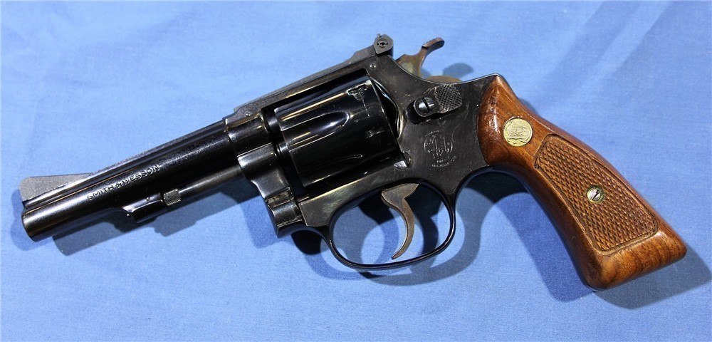 Smith & Wesson 34-1 .22LR 4" Pin Barrel Revolver H5474-img-0