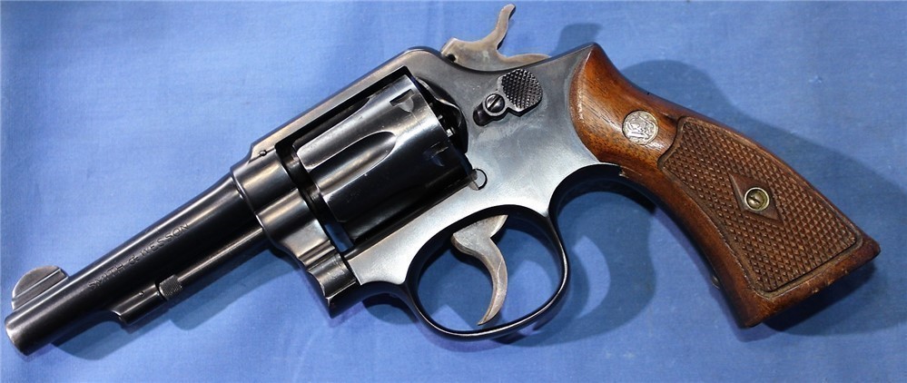 Smith & Wesson  Pre Model 10 Pinned Barrel Revolver G445-img-1