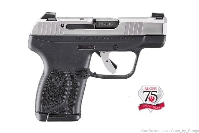 RUGER LCP MAX 380ACP SS/POLYMER 10+1 13775 | 75TH ANNIVERSARY-img-0
