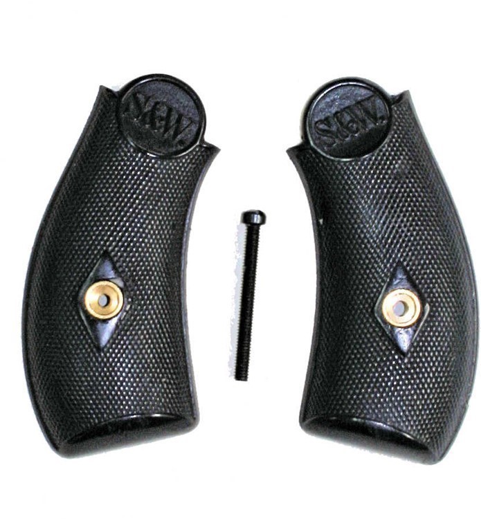 Smith & Wesson Pre 1898 .38 Single Shot Grips, Black-img-0