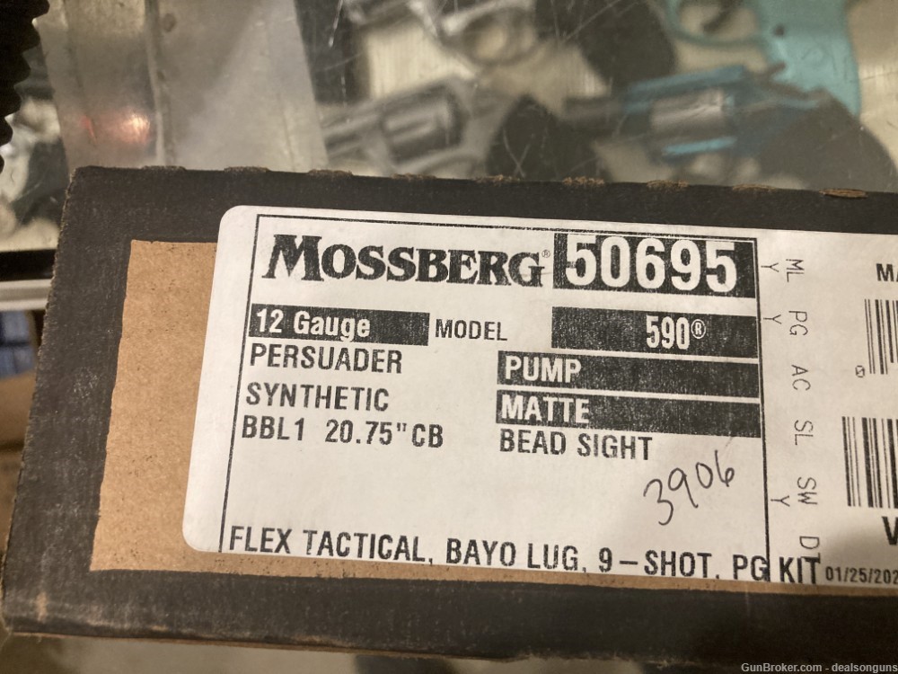 Mossberg 590 Persuader model 50695 12 gauge 9 shot NIB(no card fee)-img-6