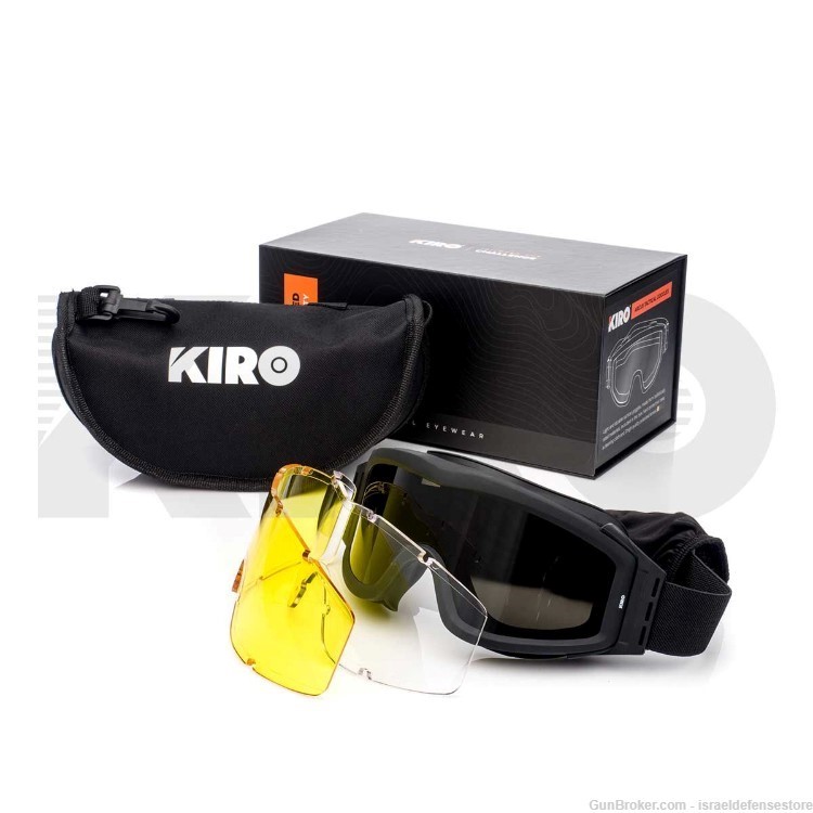 KIRO Arcus Ballistic Rated Tactical Goggles with Interchangeable Lenses-img-0