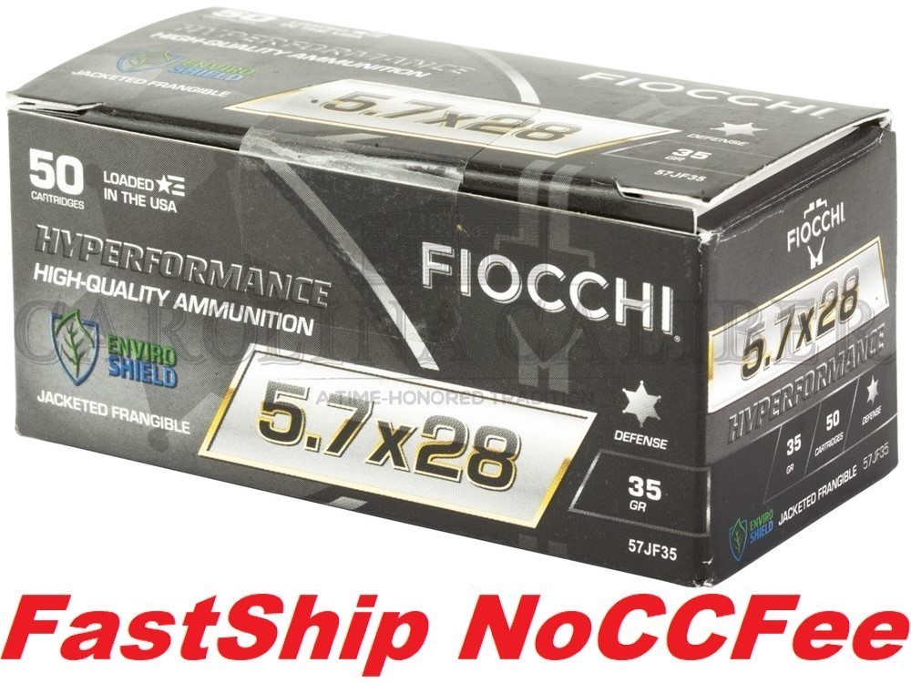FIOCCHI HYPERFORMANCE 5.7X28MM 35GR. FRANGIBLE 57jf35-img-0