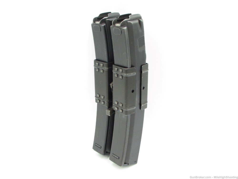 Police Trade-In: 2x Heckler & Koch H&K MP5 9mm Magazines in HK Mag Coupler-img-6