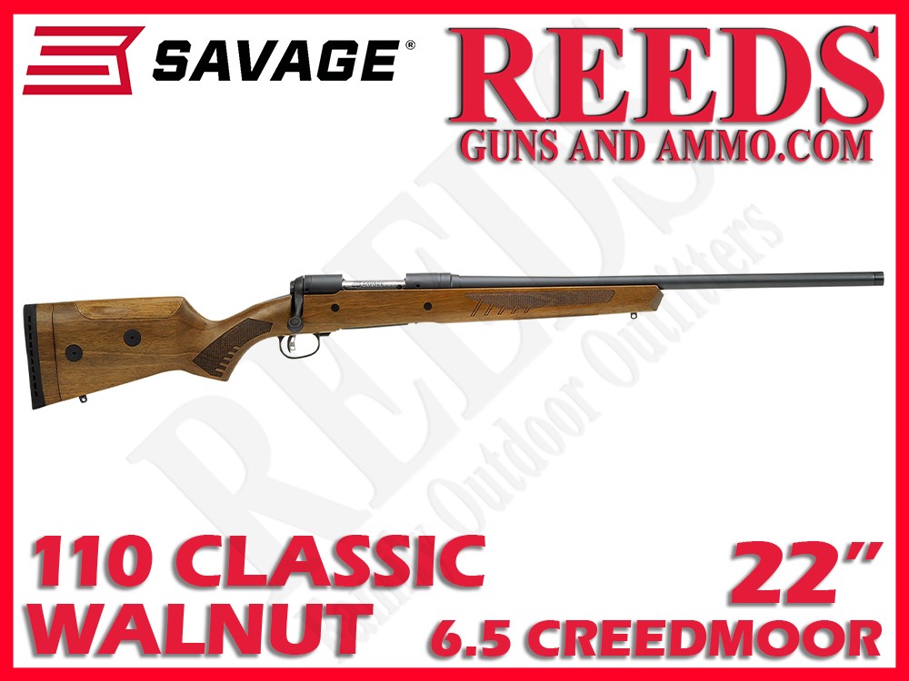 Savage 110 Classic Walnut 6.5 Creedmoor 22in 57426-img-0