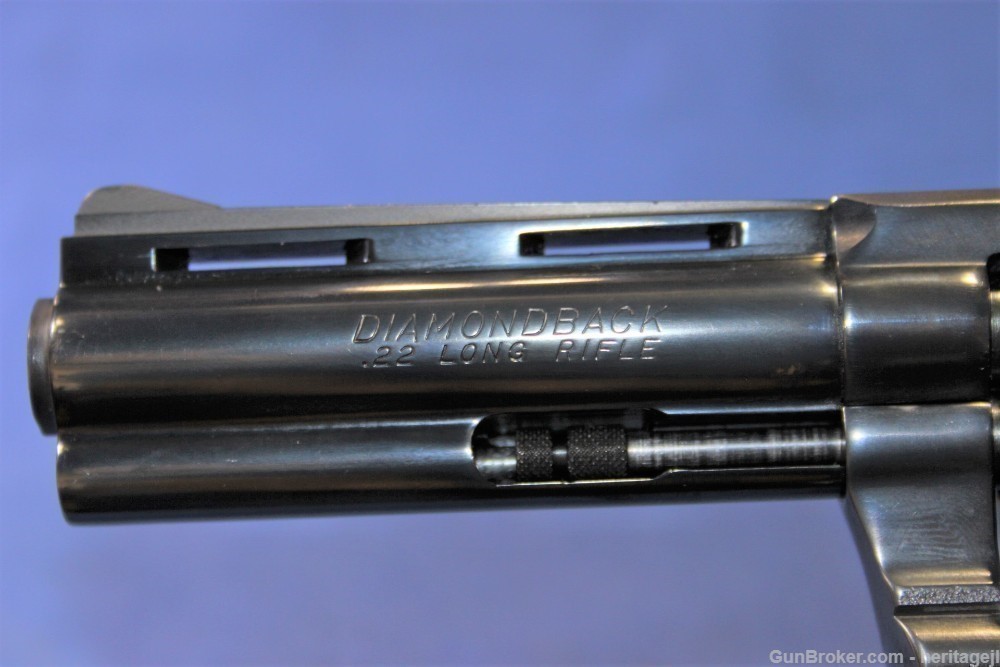 Colt Diamondback 22LR 4" Blued Revolver 1976 / G370-img-5