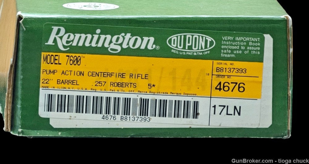 Remington 7600 257 Roberts (Unfired in Box) ULTRA RARE!-img-17