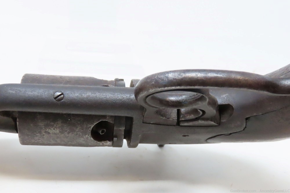 CIVIL WAR Antique U.S. SAVAGE .36 NAVY Perc. TWO TRIGGER “Ugly Duckling”   -img-12