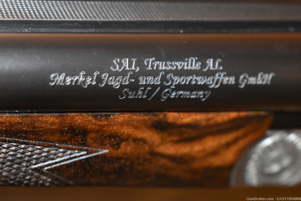 Merkel 280SL 28 Gauge SXS Side by Side Engraved German Shotgun Box & Manual-img-52