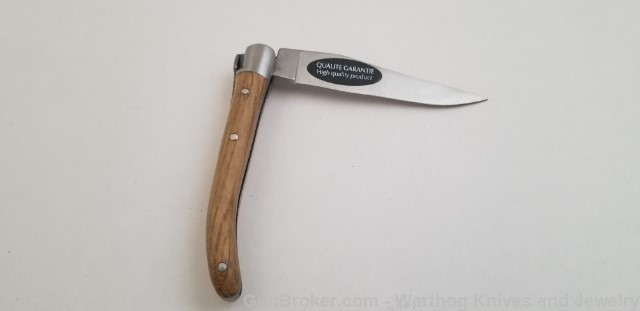 Laguiole Arbalete G. David French Knife. Beechwood. Stainless. 8cm.  L16.-img-5