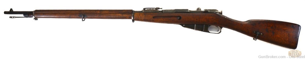 Finnish Capture Mosin Nagant 1891 Rifle 7.62x54R Mfg 1897 WWII WW2 -img-0