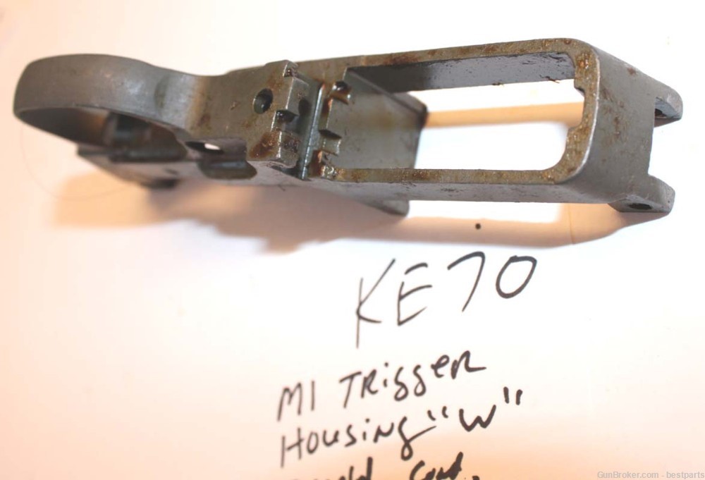 M1 Carbine Trigger Housing, “W” WWII- #KE70-img-3