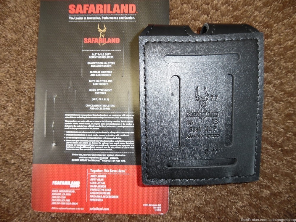 safariland magazine holder double s&w m&p45 new -img-1