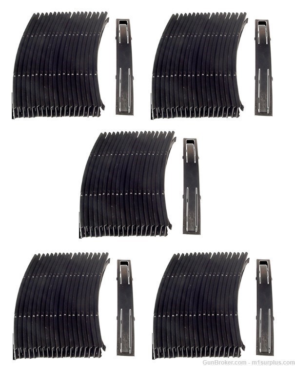 NEW Pack of 100 Stripper Clips For 7.62x39 SKS AK47 AK-47 MAK90 Rifles-img-0