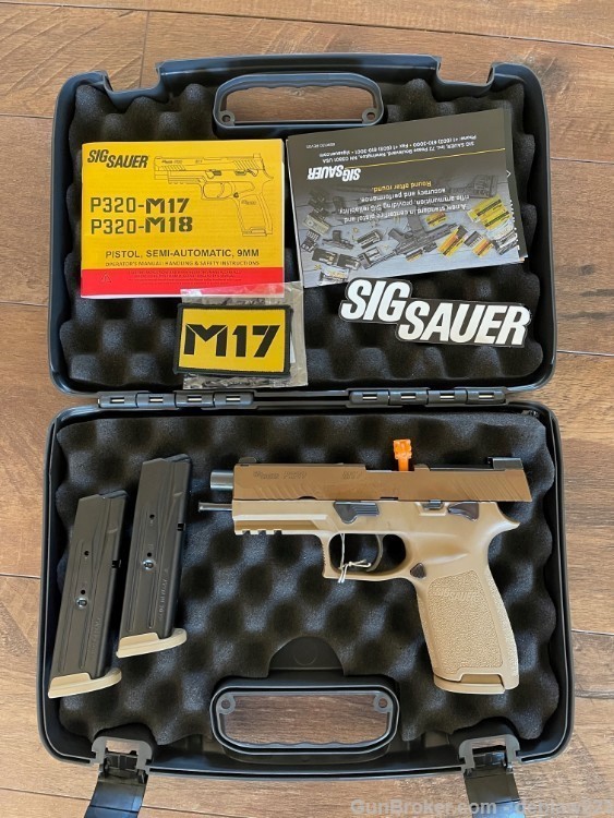 Sig Sauer P320 M17 9mm Pistol 10+1 LayAway Option 320F9M17MS10-img-1