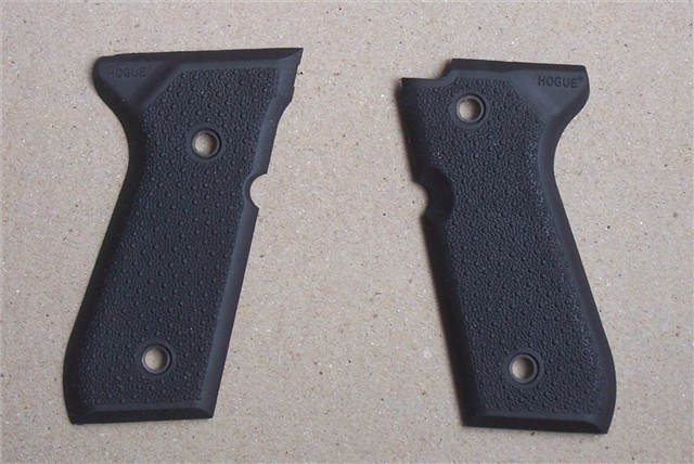 Hogue rubber pistol grips for Berreta 92-img-0