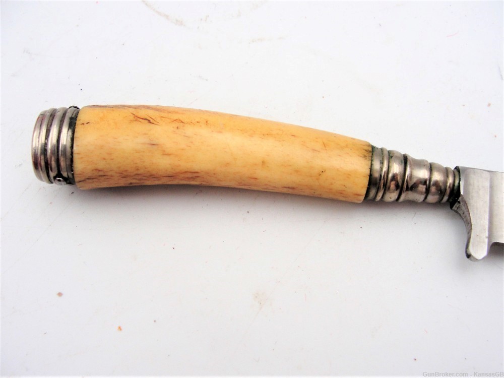 Hubertus old German stag handle knife-img-1