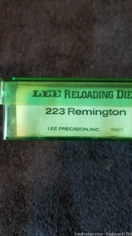 New LEE RGB .223 REMINGTON Complete Reloading die set. -img-1