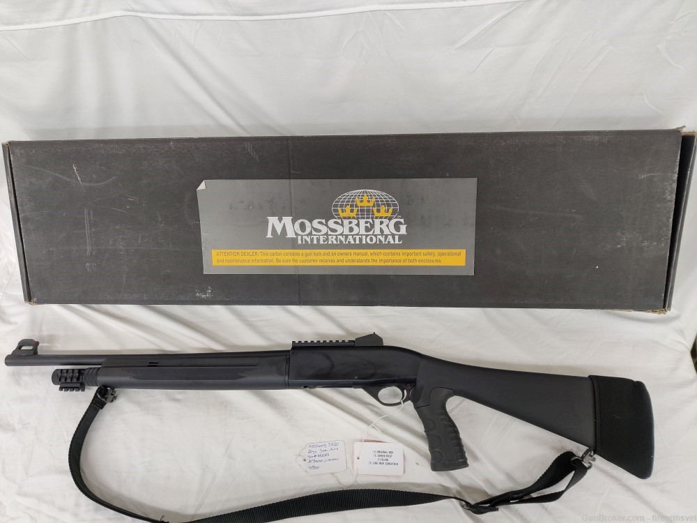 Used Mossberg SA20 Tactical 20 Gauge Semi-Auto Shotgun w/Pistol Grip, -img-10