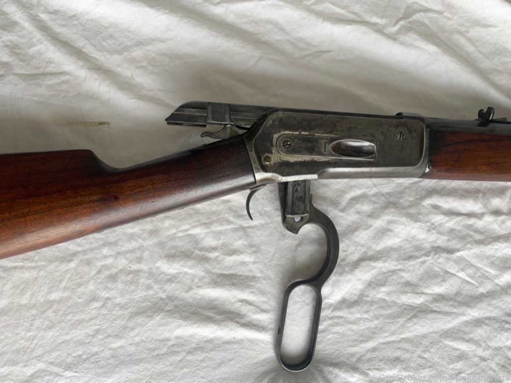 1887 Winchester Model 1886 40-82 WCF Lever Action Rifle.-img-2