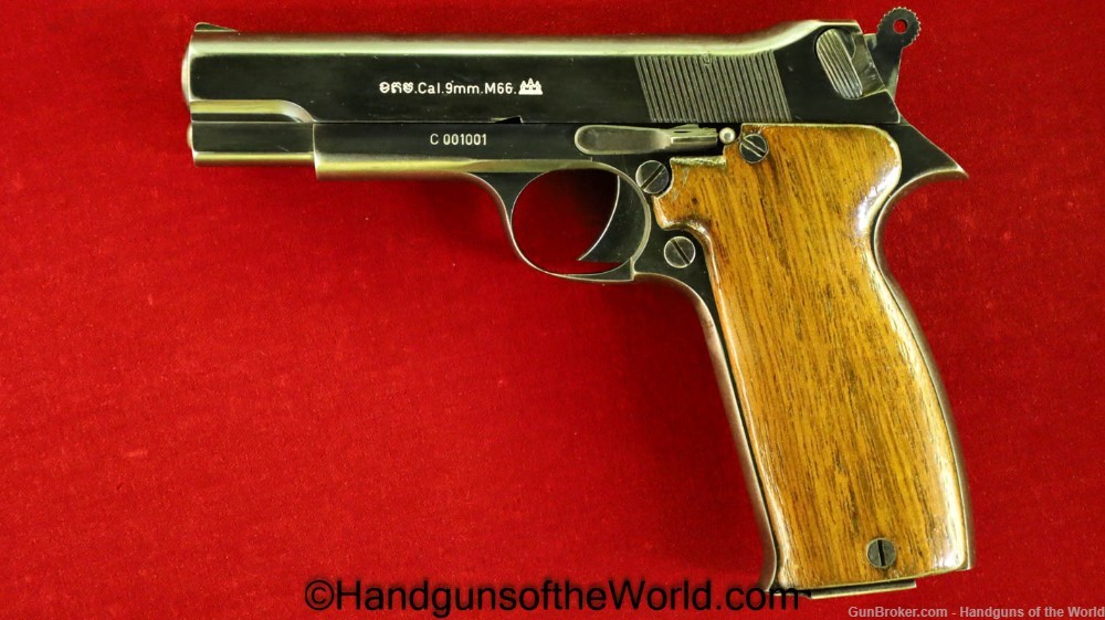 Cambodian M66, 9mm, French MAC 1950 Copy with Documentation-img-1