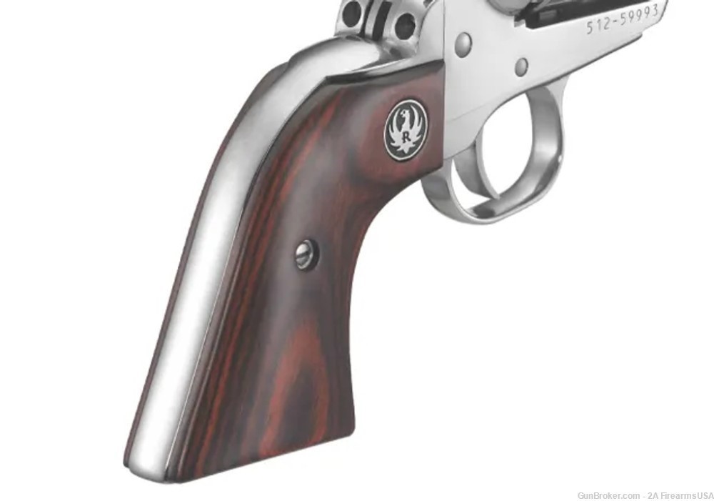 Ruger New Vaquero - 357 Mag - 5.5" Barrel - High Gloss Stainless - 6 Shot-img-2