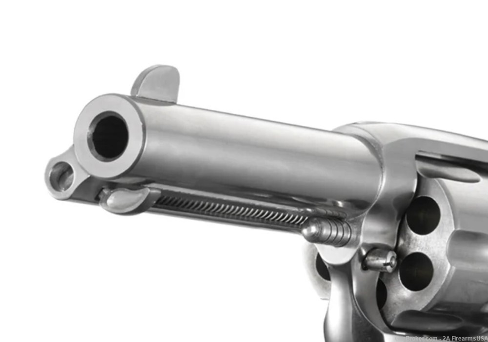 Ruger New Vaquero - 357 Mag - 5.5" Barrel - High Gloss Stainless - 6 Shot-img-1