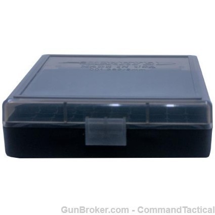 Berrys Ammo Boxes 9mm/.380 100 Rd Plastic SMOKE COLOR-img-0