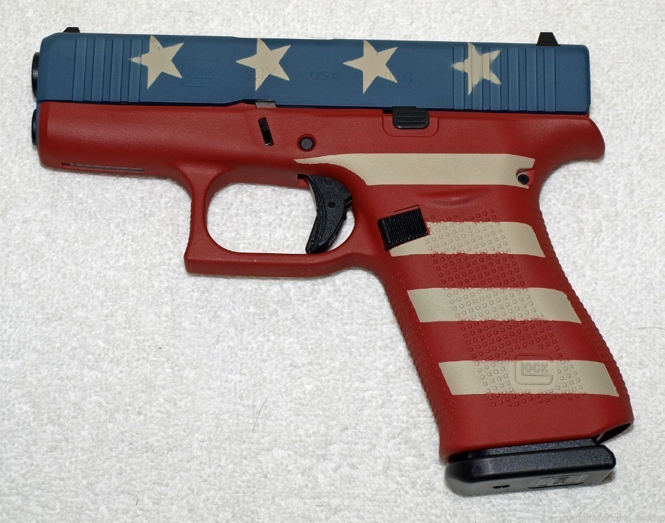 Glock 43X Special Edition Old Glory 9MM Two 10 Rd Mags-img-2